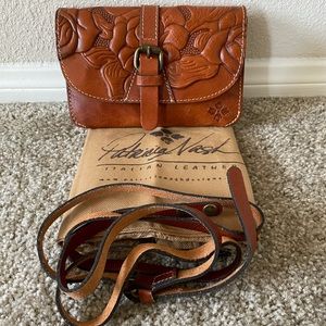 Leather crossbody